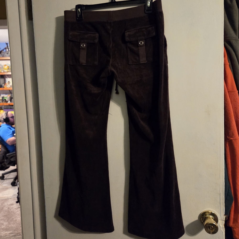 Juicy Couture Men's Dark Brown Corduroy Pants - Picture 5 of 8